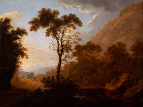 Бот Ян (Both Jan). 1618–1652<br />Лесной пейзаж. Доска, масло. ДВХМ, Ж-277
