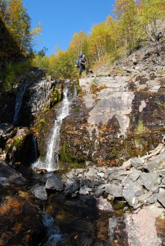 Водопад на притоке Бакули.